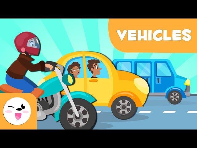 Land Transport vehicles for kids - Vocabulary