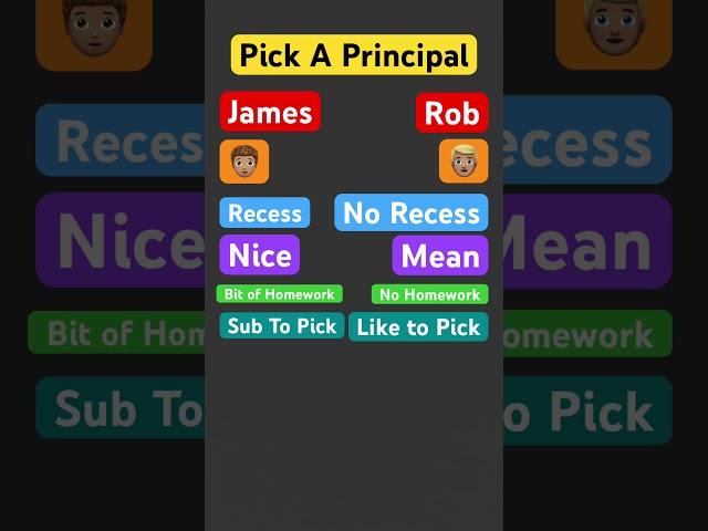 Pick A Principal!
