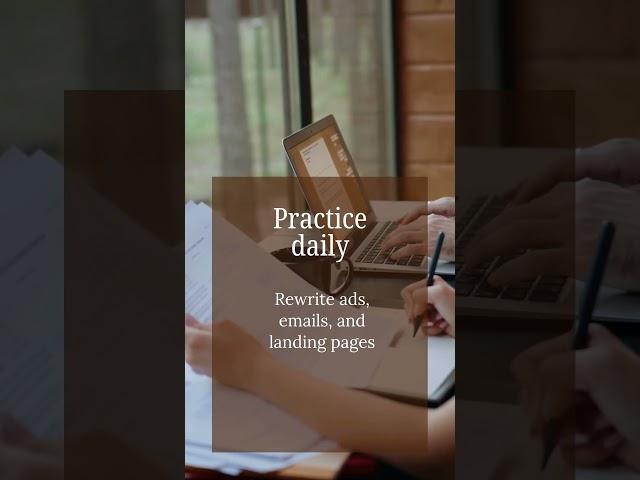 How to Learn Copywriting #copywriting #shorts #ytshort