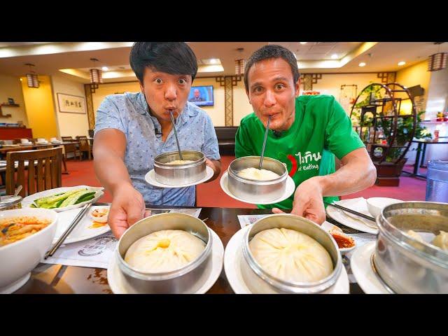 Head-Sized DUMPLINGS!!  Chinese FOOD TOUR with Mike Chen!!