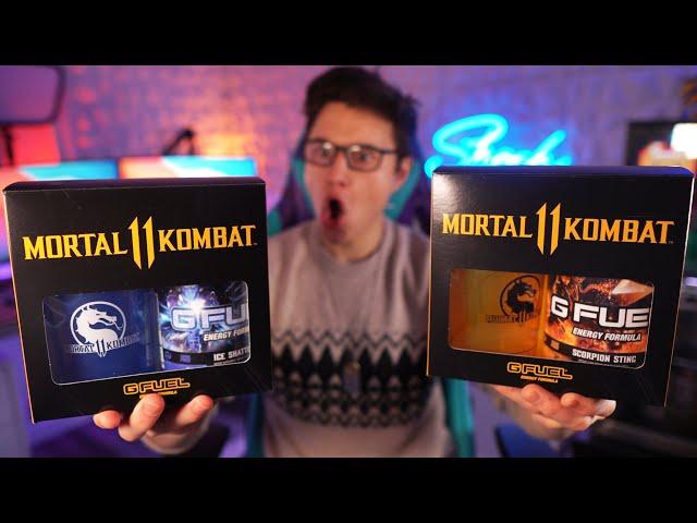 A QUICK LOOK AT THE NEW G-FUEL MORTAL KOMBAT COLLECTORS BOXES!