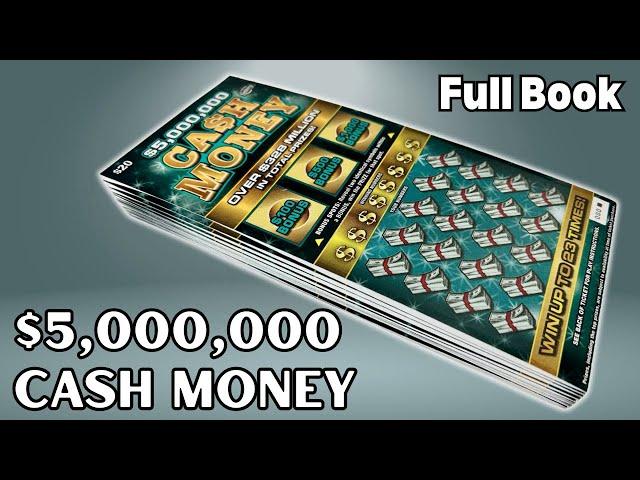 Potential JACKPOT of $5,000,000! Cash Money! Full Pack of Tickets!