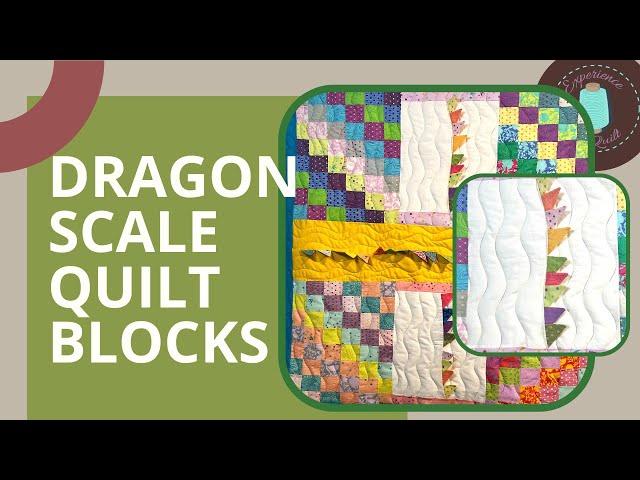 Dragon Scale Quilt Blocks | Unique Quilting Techniques | Baby Boy Quilts