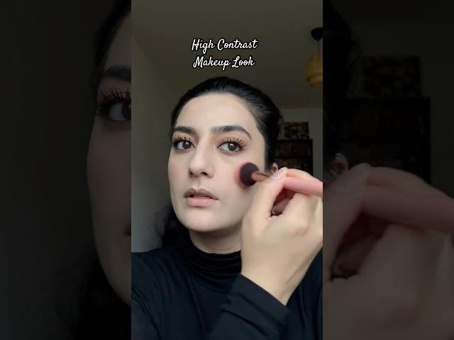 High Contrast Makeup Look #makeup #makeuplook #highcontrast #makeuptutorial #makeupshorts