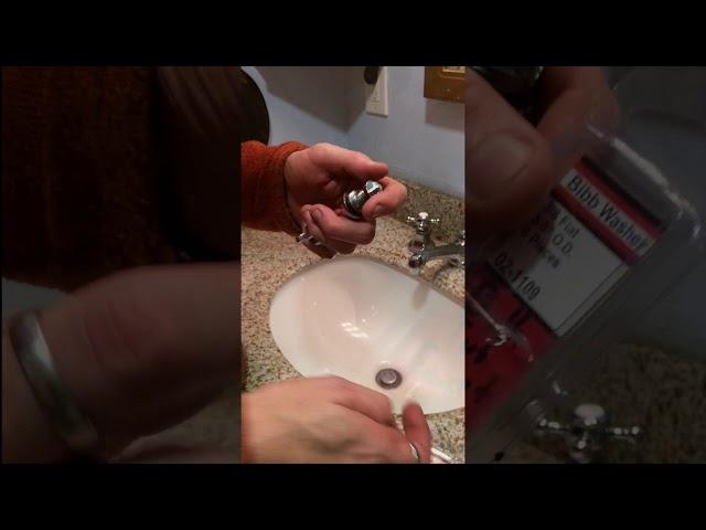 Fix a leaky faucet - DIY plumbing - CHANGE WASHER  -  EASY way to SAVE WATER