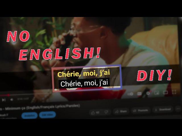 DIY French-only Subtitles! (Manie Musicale 2025)