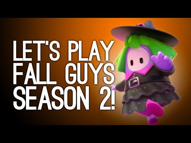 FALL GUYS SEASON 2 LIVESTREAM - Let's Play Fall Guys Ultimate Knockout SEASON 2 - NEW MAPS!