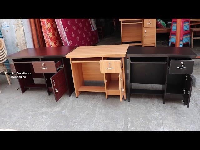 Simple Office & Computer Table With Drawers 3 size Models In Popular Furniture's Bangalore