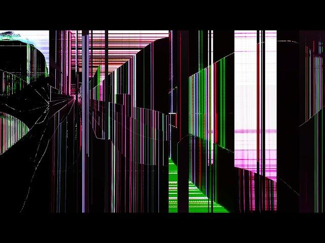 5 Hours Broken TV Screen Effect | HD Cracked Screen Background Video | Real Glitches