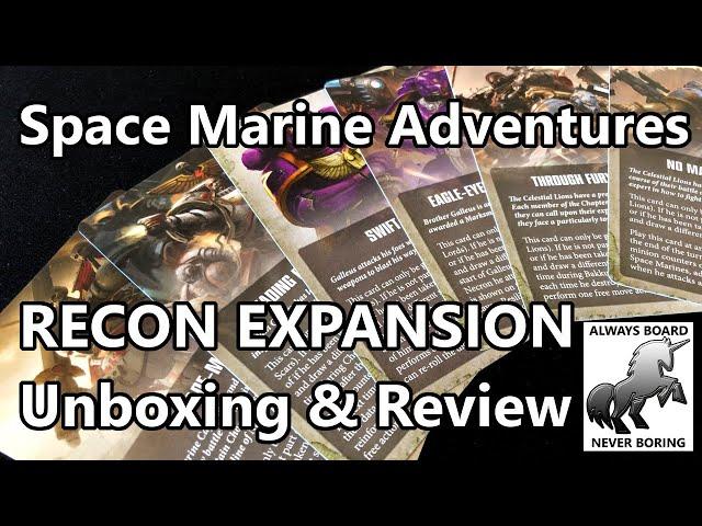 Space Marine Adventures Recon Mission Expansion - Unboxing & Review