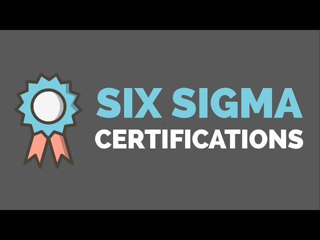 An Overview of Lean Six Sigma Certifications