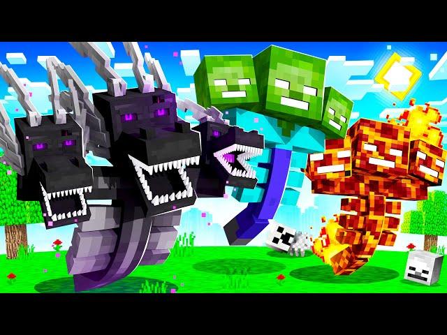 Overpowered Wither Bosses in Minecraft