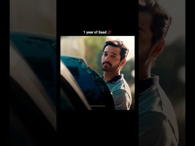1year of #mujhepyaarhuatha #saad #wahajali #shorts #youtubeshorts