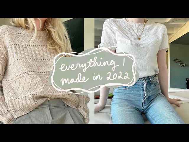 ･ﾟeverything I knitted in 2022!  ･ﾟ(part one)