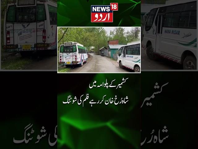 Watch : کشمیر  کے پلوامہ میں شاہ رُخ خان کر رہے فلم کی شوٹنگ | Kashmir | Shahrukh Khan | News18 Urdu