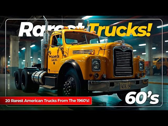 20 Rarest American Trucks from The 1960's, We Want Back!