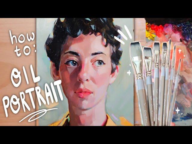 Less IS More! My FULL Oil Portrait Painting Process