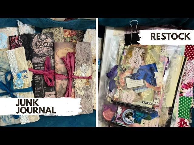 Junk Journals, Kits, Paper Pads, Numerous Junk Journal Supples