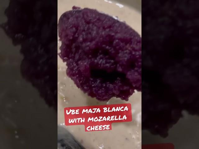 #purpleyam #ube #majablanca #majablancarecipe #mozarellacheese #shorts #dessert #dessertrecipe #dish