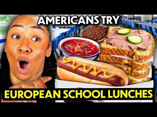 Americans Try European School Lunches! (Italy, Norway, Germany)