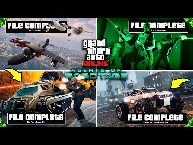 GTA 5 Online Garment Factory ALL FIB Files Missions & Bonuses Guide! (GTA Online Agents of Sabotage)