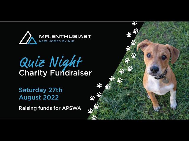 Mr Enthusiast Charity Quiz Night 2022
