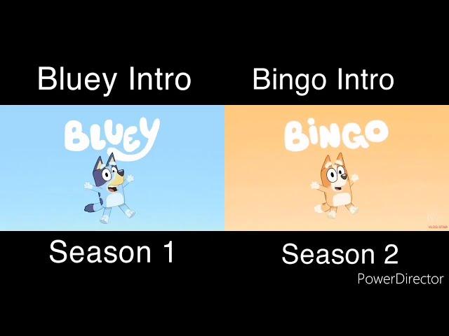 Bluey Intro (Season 1) vs. Bingo Intro (Season 2) (MOST VIEWED VIDEO)