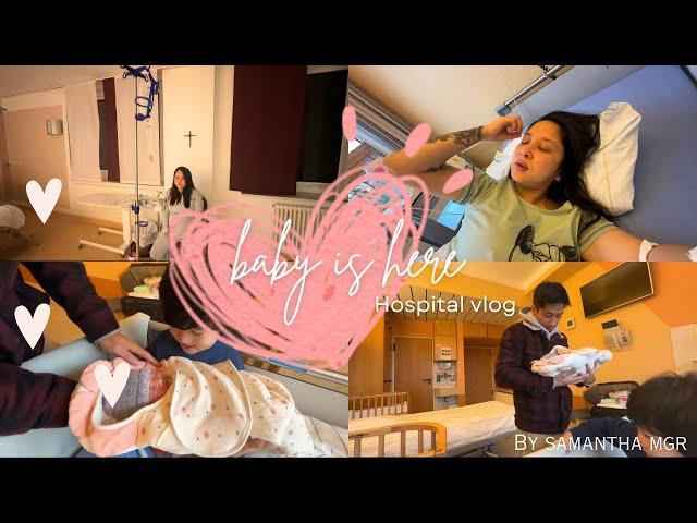 FINALLY BABY IS HERE  | HOSPITAL VLOG  | SAMANTHA’s VLOG