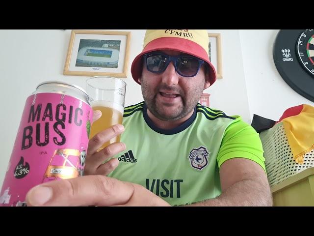 Magic Bus ipa 6.3% review by Crafty Devil Brewing