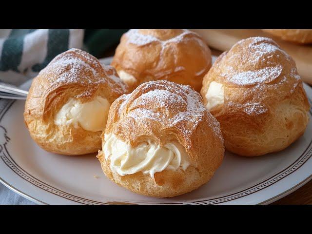 It’s Easier Than You Think! Perfect Cream Puffs That Melt In Your Mouth!