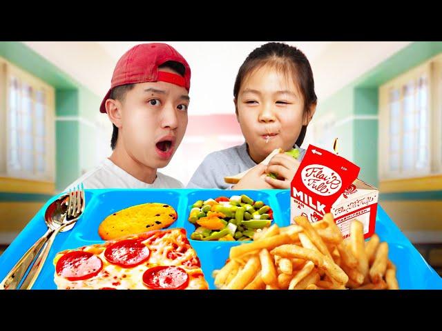 Chinese Kids try American School Lunch for the First Time!