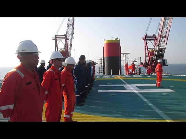 TC-6 INDEPENDENCE DAY CEREMONY AT PHE WMO OIL FIELD..