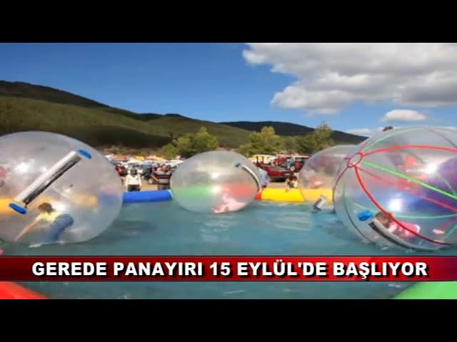 Gerede panayırı başlıyor (10.09.2017 - BOLU)