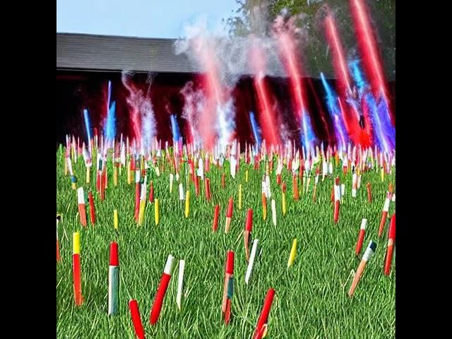 Screaming Bottle Rockets fireworks Sound Effect Loud 4th july