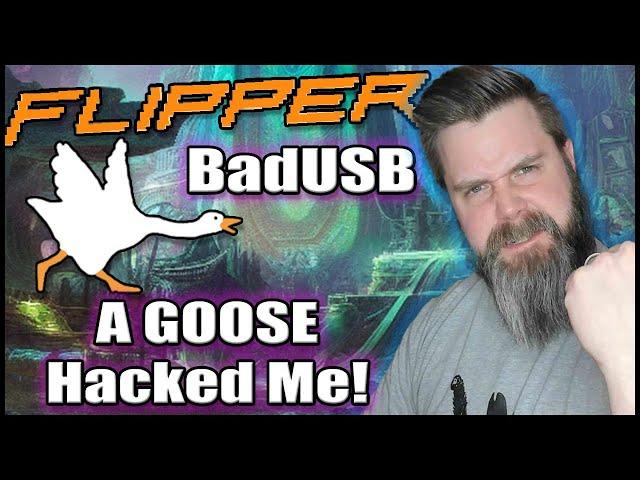 Flipper Zero BadUSB Hacking!  Stealing credentials with a GOOSE?!?!   