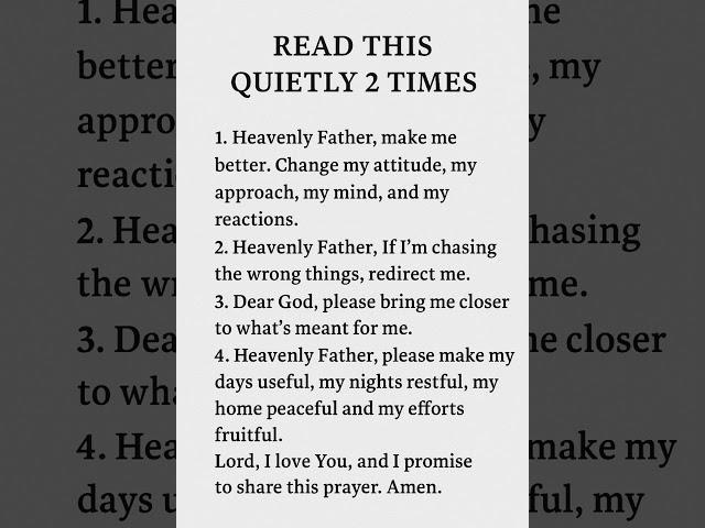 Read This Prayer Twice – Your Soul Will Thank You #shortvideo #shorts