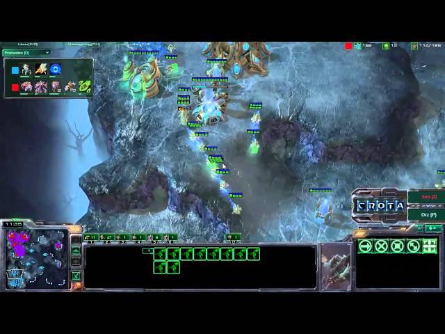 StarCraft 2 - SC547 - G4 - Sen (Z) vs Orz (P) on Crevasse
