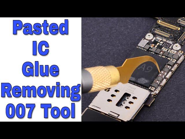 How To Remove Pasted Glue IC With Glue Removing Blade 007 New gadget nagri