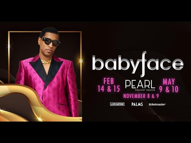 Babyface Live in Las Vegas in 2025!