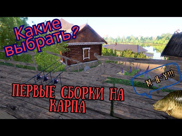 Русская рыбалка 4. Первые сборки на карпа. Какие выбрать?