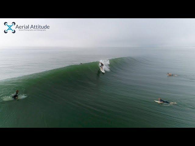 Big Surf at Weekapaug Beach in Rhode Island - Epic Drone Video