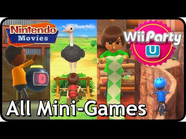 Wii Party U - All Mini Games (2 Players, Master Difficulty)