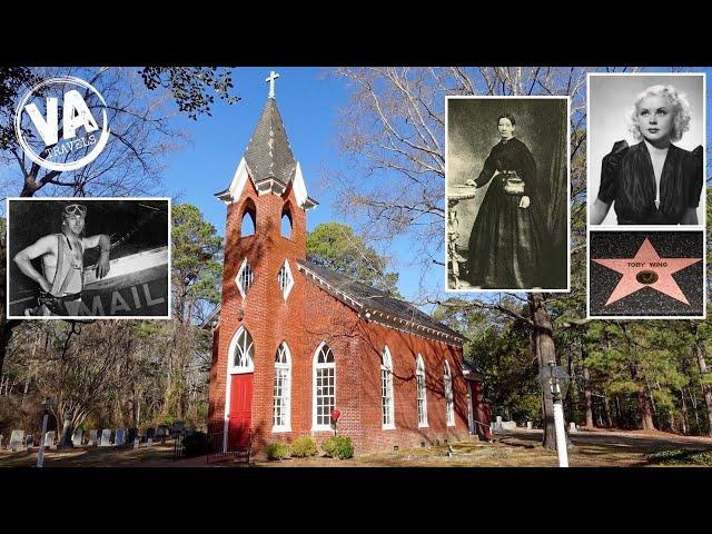 Visiting graves @ KINGSTON PARISH CHURCH (Mathews County, VA)