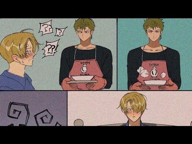 Zoro cook for Sanji [Short Cute Yaoi Comic]