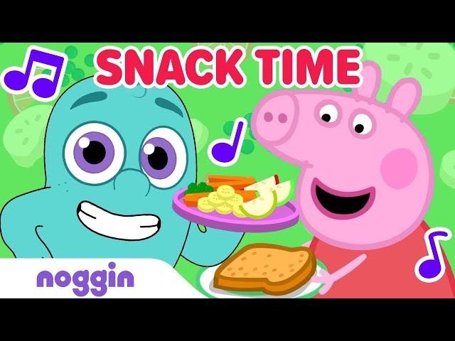 Snack Time Song w/ Peppa Pig + Blaze!  Routine Tunes #3 | Daily Routines for Kids