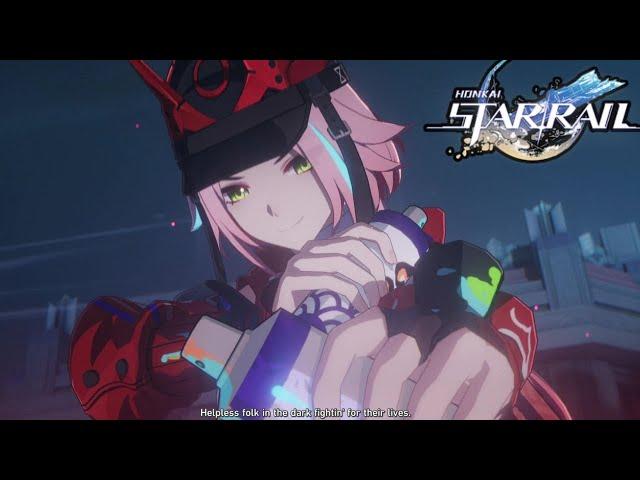 Rappa Meets The Trailblazer Cutscene Animation 【Honkai Star Rail 2.6】Rappa Rap Song Cutscene