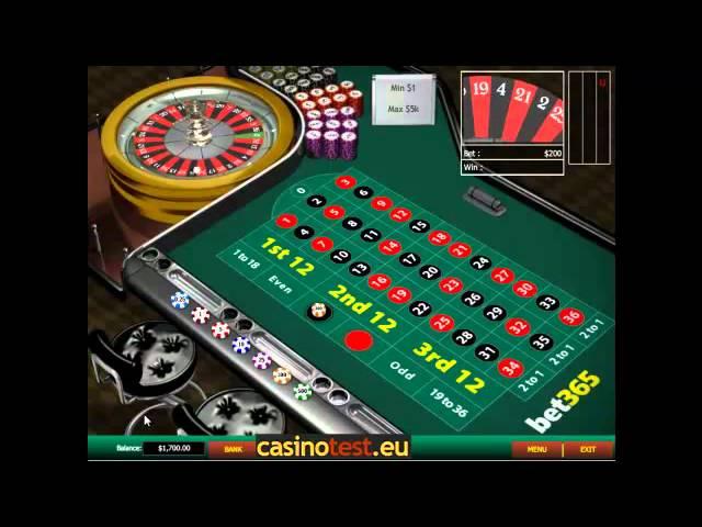 bet365 European Roulette