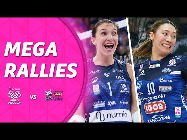 MEGA RALLIES of the match Milano - Novara | Serie A1 Tigotà 24/25 | Lega Volley Femminile