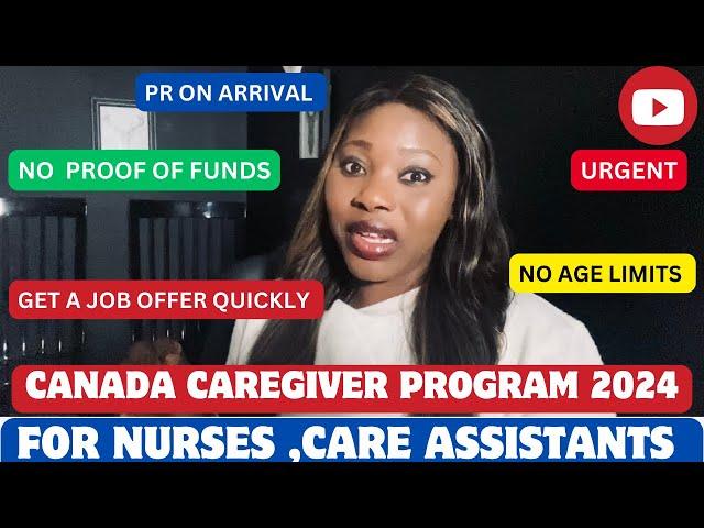 FREE CANADA CARE ASSISTANTS/ CARE WORKERS  VISA 2024  | THIS AGENCIES  IS RECRUITING NOW