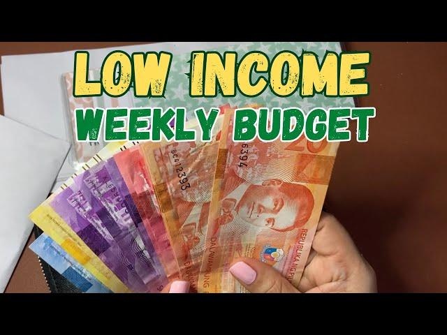 Low Income Budget | Weekly Salary | Emergency Fund